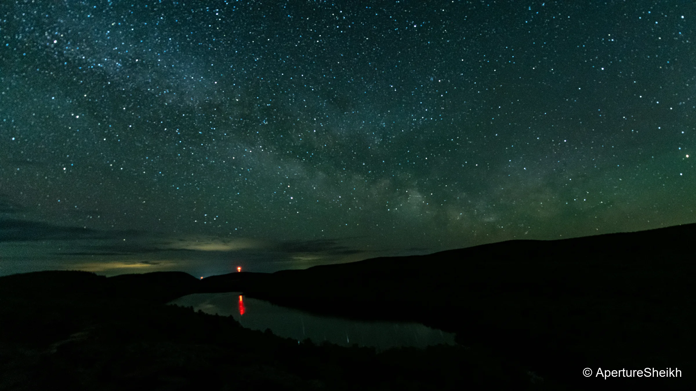 Milky Way over the Lake